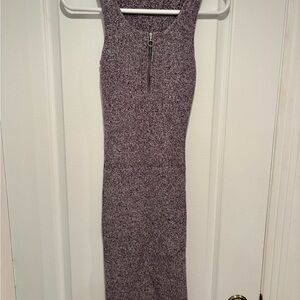 NWOT - Dynamite Marled Knit Top with Zipper